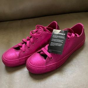 Converse All-Star Sneakers Fuschia/Pink Glitter